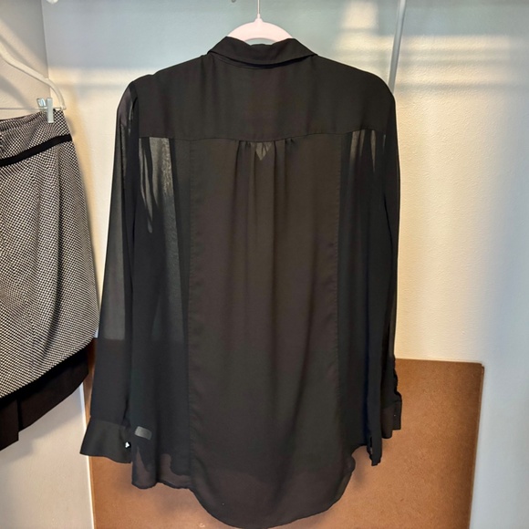 Rock & Republic Sheer Shirt - Picture 3 of 10